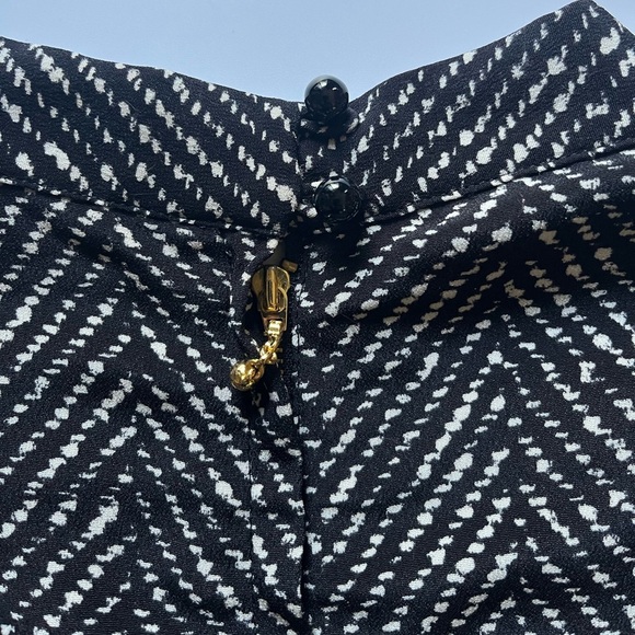 Kate Spade Silk Herringbone Tie Neck Long Sleeve Dress Small Black - Picture 7 of 14